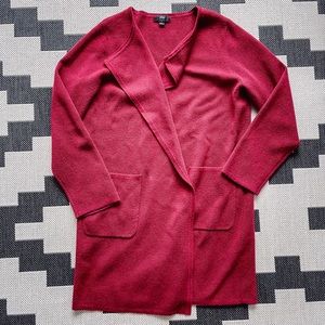 J Crew Juliette Collarless Sweater Blazer Med